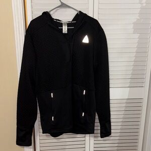 Reebok Black Hoodie with Reflective Details